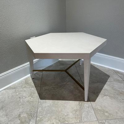 Hexagonal Wood Side/Coffee Table