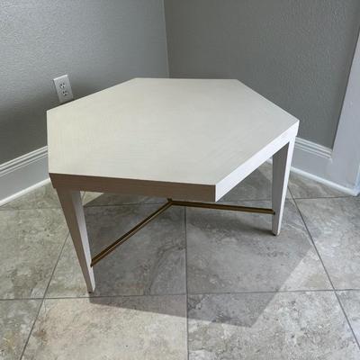 Hexagonal Wood Side/Coffee Table