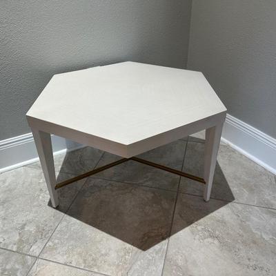 Hexagonal Wood Side/Coffee Table