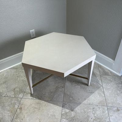 Hexagonal Wood Side/Coffee Table