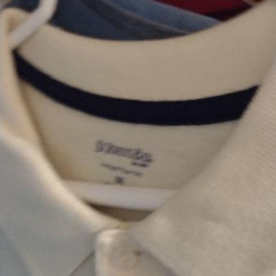 Collection of Men's Clothing and Shoes- Assorted Makers: Chaps, Nautica, Arizona, etc.- Approx Size XL, Pants 42x30, and Shoe Size 10