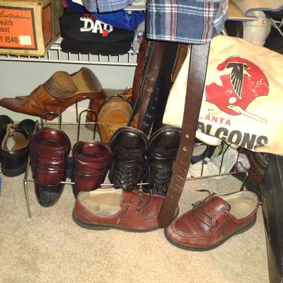 Collection of Men's Clothing and Shoes- Assorted Makers: Chaps, Nautica, Arizona, etc.- Approx Size XL, Pants 42x30, and Shoe Size 10