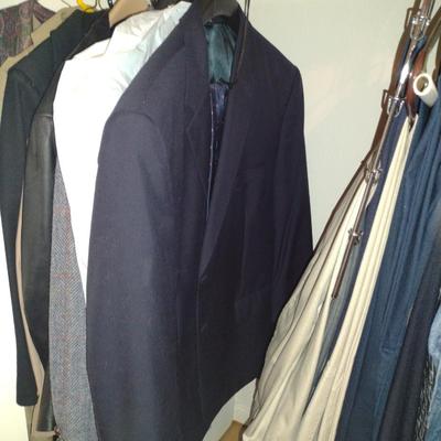 Collection of Men's Clothing and Shoes- Assorted Makers: Chaps, Nautica, Arizona, etc.- Approx Size XL, Pants 42x30, and Shoe Size 10