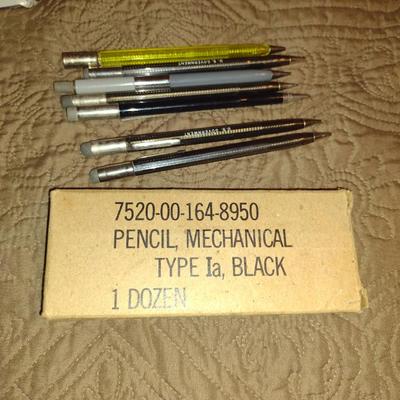 Collection of Vintage Mechanical Pencils- Assorted Makers- Skilcraft US Government