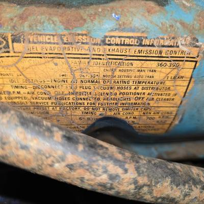Ford 360 engine and transmission