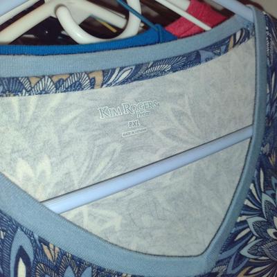 Collection of Women's Clothing and Shoes- Assorted Makers Alfred Dunner, Liz Claiborne, etc.- Size Approx 14-XL, Shoe Size 6