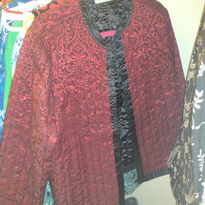 Collection of Women's Clothing and Shoes- Assorted Makers Alfred Dunner, Liz Claiborne, etc.- Size Approx 14-XL, Shoe Size 6