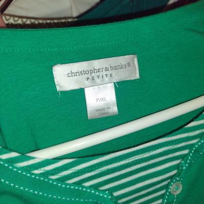 Collection of Women's Clothing and Shoes- Assorted Makers Alfred Dunner, Liz Claiborne, etc.- Size Approx 14-XL, Shoe Size 6