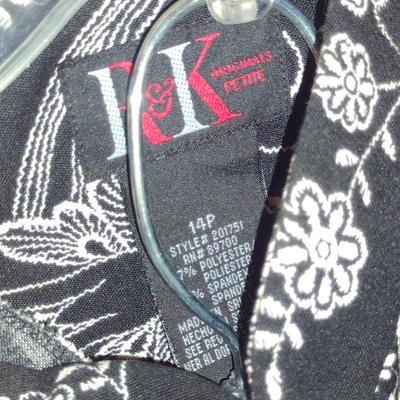 Collection of Women's Clothing and Shoes- Assorted Makers Alfred Dunner, Liz Claiborne, etc.- Size Approx 14-XL, Shoe Size 6