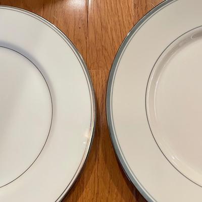 Silver Rimmed China by Mikasa, Sheffield and Huntington (KC-SS)