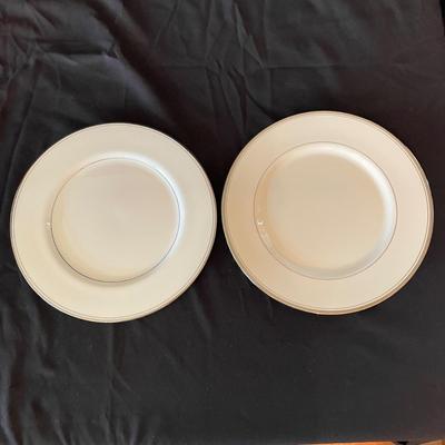 Silver Rimmed China by Mikasa, Sheffield and Huntington (KC-SS)