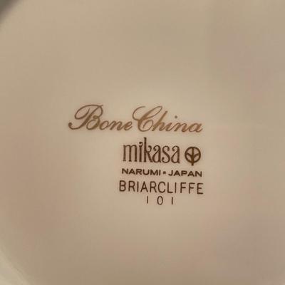 Silver Rimmed China by Mikasa, Sheffield and Huntington (KC-SS)