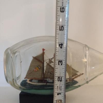 Nautical Design Home Decor- Ship in a Bottle