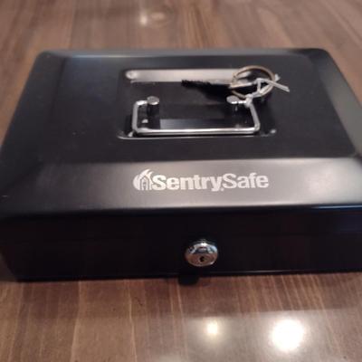 Sentry Safe Locking Metal Box with Key