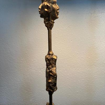Pair of Flambeau Lighting Gold Finish Buffet Table Lamps (See Details)