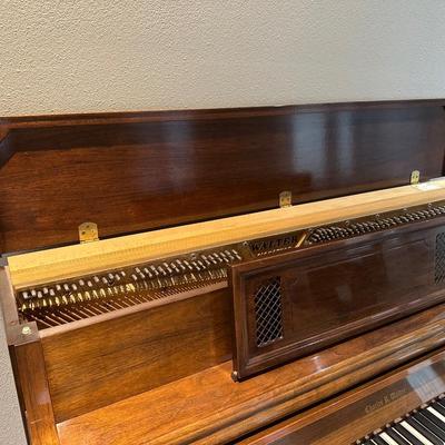 Charles R. Walter Signature Upright Piano with Bench
