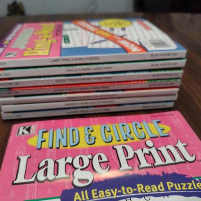 Collection of Search-a-Word Puzzle Books- Approx 20 Pieces
