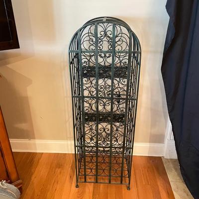 Standing Wrought Iron Wine Rack (LR-SS)