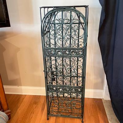 Standing Wrought Iron Wine Rack (LR-SS)