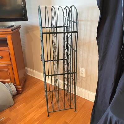 Standing Wrought Iron Wine Rack (LR-SS)