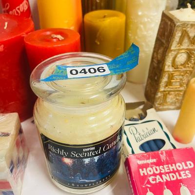 Assorted Candles lot