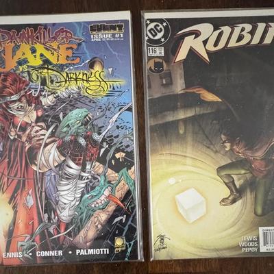 18 vintage comic books 90s -2000s