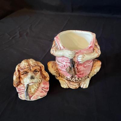 Smoking Dog Majolica Humidor (LR-SS)