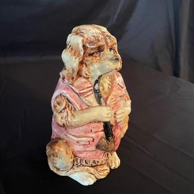 Smoking Dog Majolica Humidor (LR-SS)