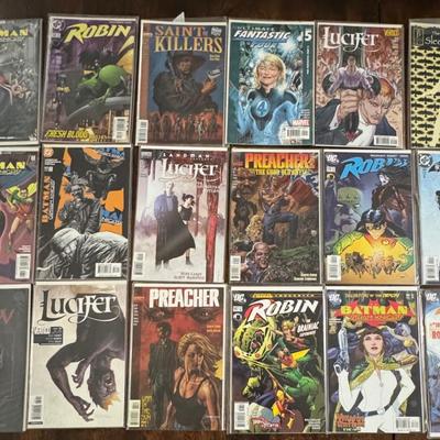 18 vintage comic books 90s -2000s