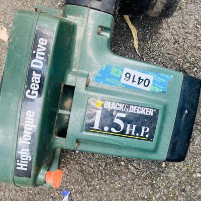 Black & Decker 1.5 HP Electric Lawn Edger. / Tested