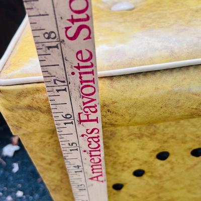 Mid Century/ Vintage Sewing Storage Ottoman