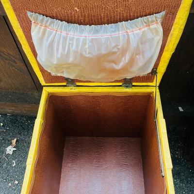 Mid Century/ Vintage Sewing Storage Ottoman