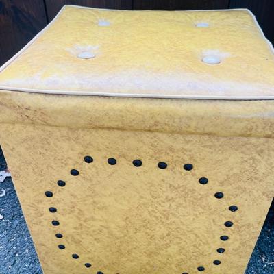 Mid Century/ Vintage Sewing Storage Ottoman