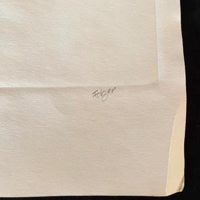 Three Art Pieces by Cartoonist Franklin Folger (LR-SS)