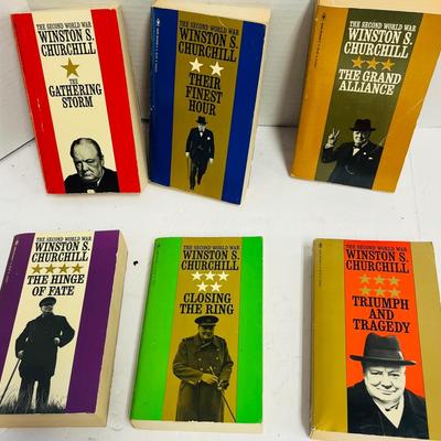 Winston S Churchill Second World War paperback Collection