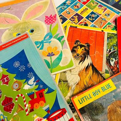 Vintage kids Puzzles