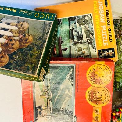 Vintage Puzzles and Games