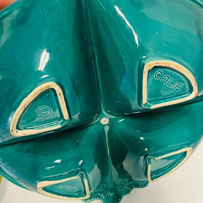 Vintage Maurice of California Pottery Chip/Dip set & Italian egg Platter