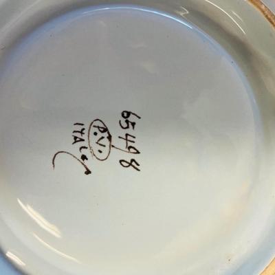 Vintage Maurice of California Pottery Chip/Dip set & Italian egg Platter