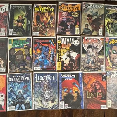 18 vintage comic books 90s -2000s