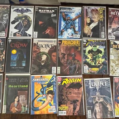 18 vintage comic books 90s -2000s