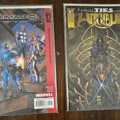 18 vintage comic books 90s -2000s