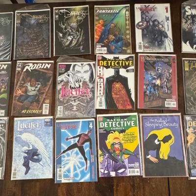 18 vintage comic books 90s -2000s