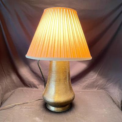 Brass & Wrought Iron Pitcher Lamp (LR-SS)