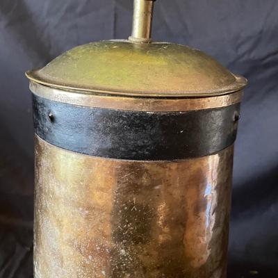 Brass & Wrought Iron Pitcher Lamp (LR-SS)