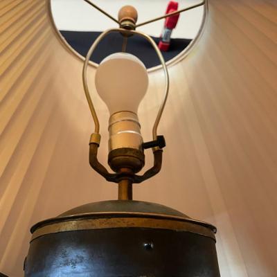 Brass & Wrought Iron Pitcher Lamp (LR-SS)