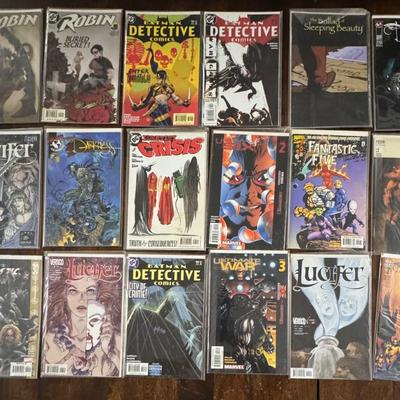 18 vintage comic books 90s - 2000s
