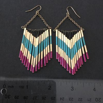 Super cute vintage boho statement earrings