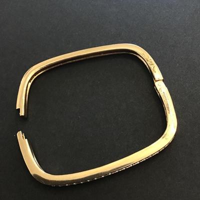 Vintage Gold tone clamp bracelet