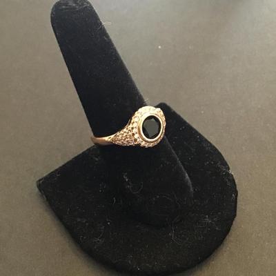 Rose gold tone fashion ring